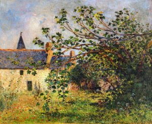 Fig Tree at Kervaudu by Ferdinand Du Puigaudeau Oil Painting