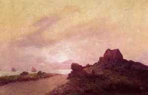 La Vigie de la Romaine au Croisic by Ferdinand Du Puigaudeau - Oil Painting Reproduction
