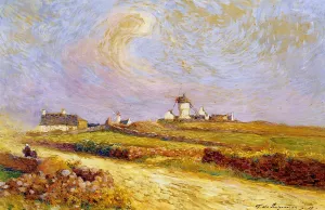 Moulin de la Mass, near Batz painting by Ferdinand Du Puigaudeau