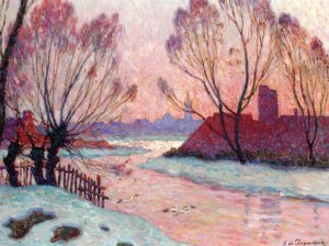 Nantes by Ferdinand Du Puigaudeau Oil Painting