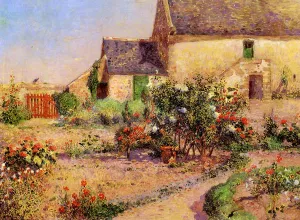 The Garden at Kervaudu by Ferdinand Du Puigaudeau - Oil Painting Reproduction