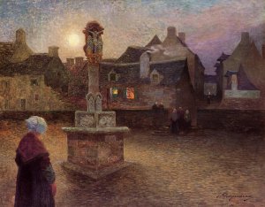 The Wayside Cross at Rochefort-en-Terre also known as Evening Service