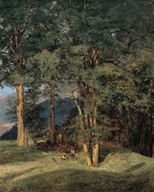 Ahornbaume bei Ischl by Ferdinand Georg Waldmuller Oil Painting