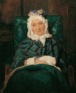 Aloisia Eltz im Lehnstuhl by Ferdinand Georg Waldmuller Oil Painting