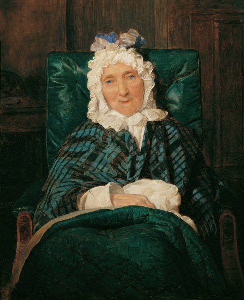 Main Product Photo of Aloisia Eltz im Lehnstuhl  Painting by Ferdinand Georg Waldmuller