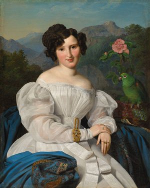 Countess Szechenyi by Ferdinand Georg Waldmuller Oil Painting
