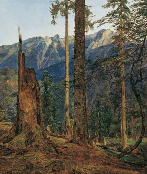 Das Hollengebirge bei Ischl by Ferdinand Georg Waldmuller Oil Painting