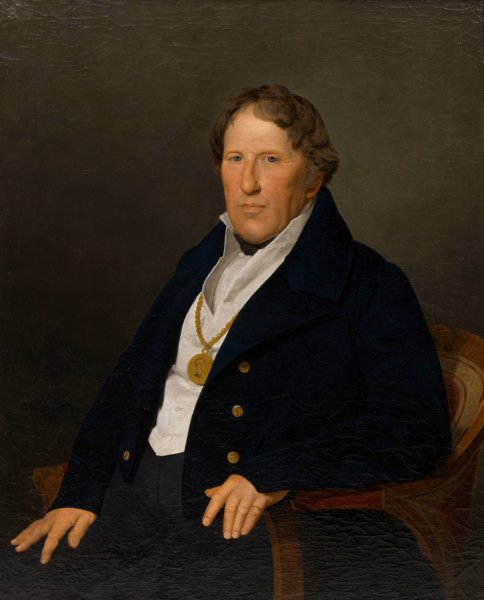 Der Schiffsmeister Mathias Feldmuller  by Ferdinand Georg Waldmuller - Hand-Painted Oil Painting Reproduction