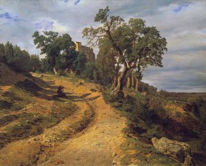 Die Ruine Liechtenstein bei Modling by Ferdinand Georg Waldmuller Oil Painting