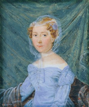 Frau Theresia Rupprecht by Ferdinand Georg Waldmuller Oil Painting