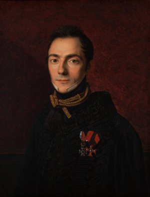 Georg Graf Apponyi by Ferdinand Georg Waldmuller Oil Painting