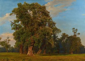 Grose Praterlandschaft by Ferdinand Georg Waldmuller Oil Painting