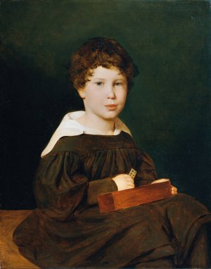 Heinrich Werner by Ferdinand Georg Waldmuller Oil Painting