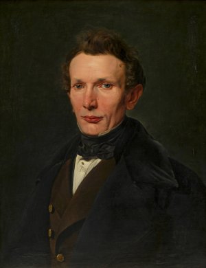 Herr von Bartsch by Ferdinand Georg Waldmuller Oil Painting