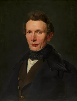 Herr von Bartsch by Ferdinand Georg Waldmuller Oil Painting