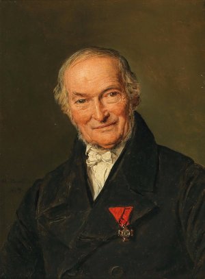Portrait Franz Benoit by Ferdinand Georg Waldmuller Oil Painting