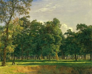 Prater Landscape by Ferdinand Georg Waldmuller Oil Painting
