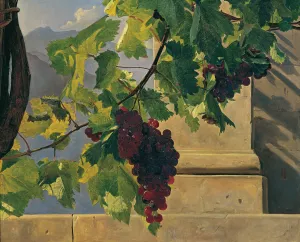 Traubengehange Oil painting by Ferdinand Georg Waldmuller