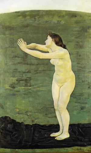 Commnion with Infinity Oil painting by Ferdinand Hodler