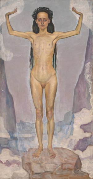 Day by Ferdinand Hodler Oil Painting
