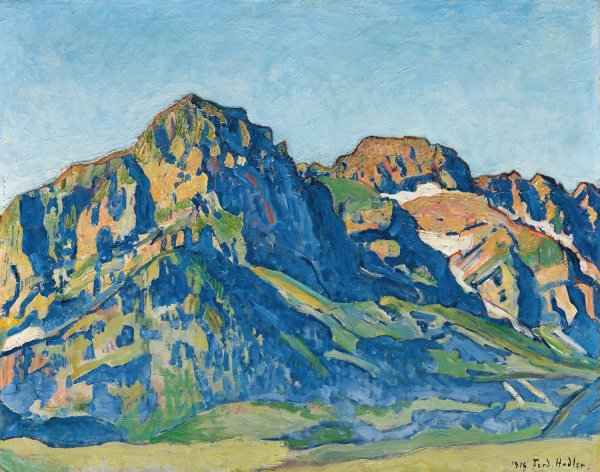 Main Product Photo of Die Dents Blanches  Painting by Ferdinand Hodler