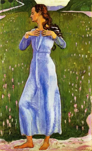 Emotion Oil painting by Ferdinand Hodler