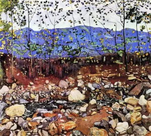 Forest Stream by Ferdinand Hodler - Oil Painting Reproduction