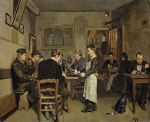 Guest House by Ferdinand Hodler Oil Painting