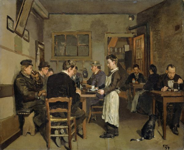 Guest House  by Ferdinand Hodler - Hand-Painted Oil Painting Reproduction