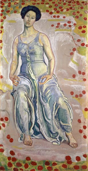 Holy Hour  by Ferdinand Hodler - Hand-Painted Oil Painting Reproduction