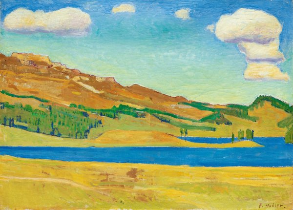 Main Product Photo of Lake Champfer Painting by Ferdinand Hodler