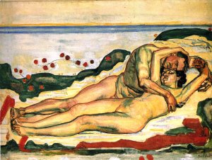 Love by Ferdinand Hodler Oil Painting