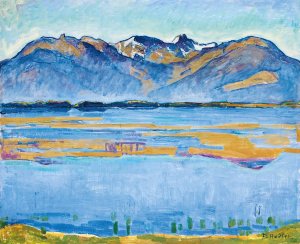 Montana Landscape With Becs De Bosson And Vallon De Rechy Oil painting by Ferdinand Hodler