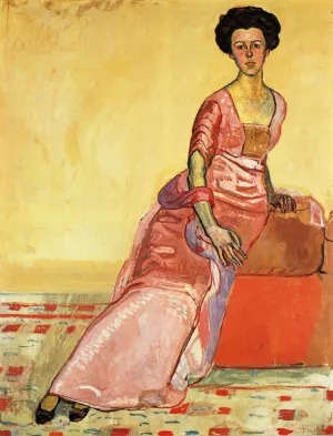 Portrait of Gertrud Muller by Ferdinand Hodler Oil Painting