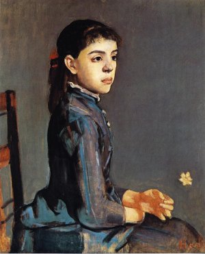 Portrait of Louise-Delphine Duchosal Oil painting by Ferdinand Hodler