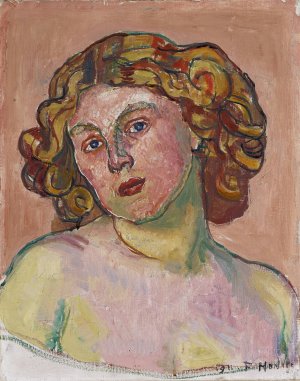 Portrait Of Regina Morgeron by Ferdinand Hodler Oil Painting