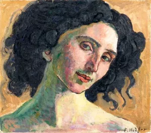 Portrait of the Dancer, Giulia Leonardi by Ferdinand Hodler - Oil Painting Reproduction