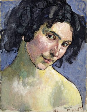 Portrait Of The Model Giulia Leonardi by Ferdinand Hodler Oil Painting