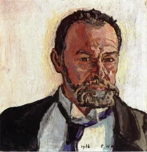 Self Portrait by Ferdinand Hodler - Oil Painting Reproduction