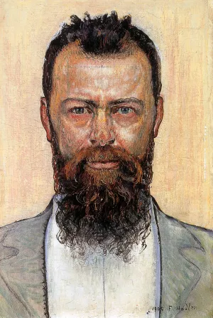 Self Portrait 2 by Ferdinand Hodler - Oil Painting Reproduction