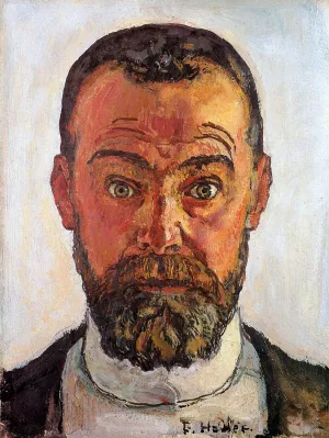 Self Portrait 3 by Ferdinand Hodler Oil Painting