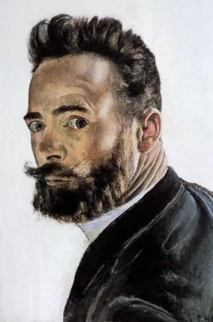 Self-Portrait painting by Ferdinand Hodler