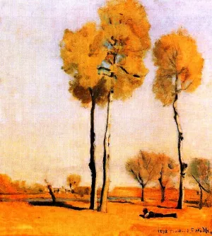 Spanish Landscape painting by Ferdinand Hodler
