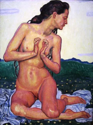 Study for The Day by Ferdinand Hodler Oil Painting