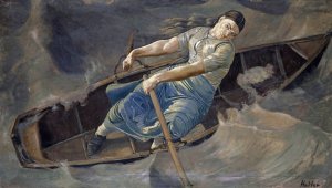 The Bold Woman by Ferdinand Hodler Oil Painting