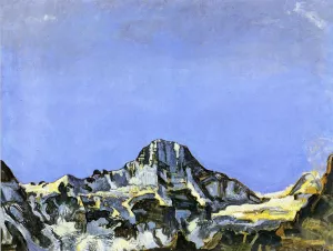 The Breithorn Oil painting by Ferdinand Hodler