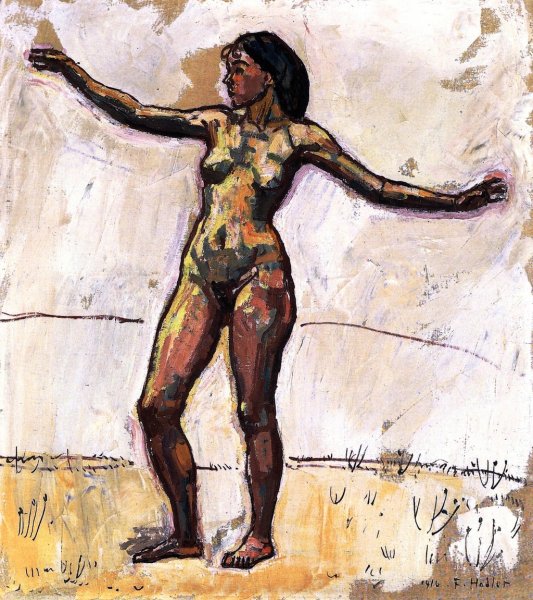 The Dance by Ferdinand Hodler - Hand-Painted Oil Painting Reproduction