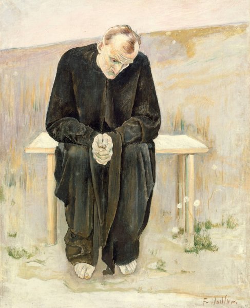 Main Product Photo of The Disillusioned One  Painting by Ferdinand Hodler