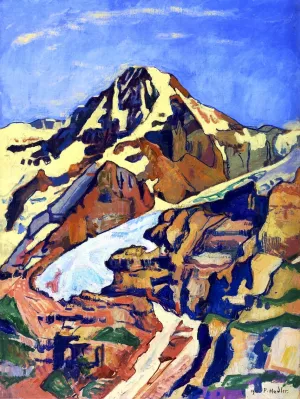 The Moench at Noon by Ferdinand Hodler Oil Painting