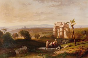 Memories Of Egypt by Ferdinand-Joseph-Bernard Marinus Oil Painting